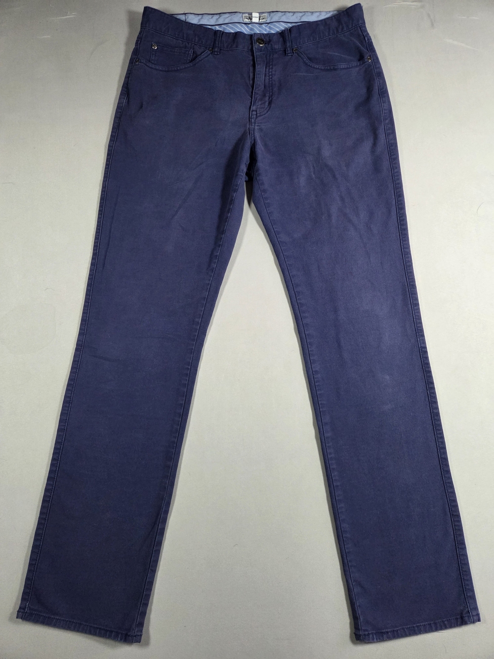 Peter Millar Slate Blue Jean Style Chino Pants Size 34x32